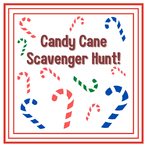 candy cane scavenger hunt