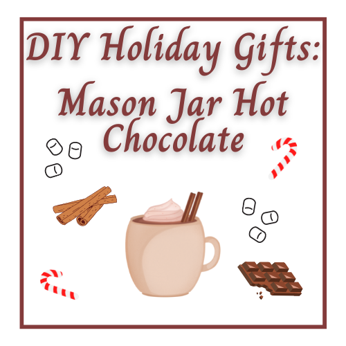 diy holiday gifts mason jar hot chocolate