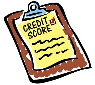 Credit Score Clipboard