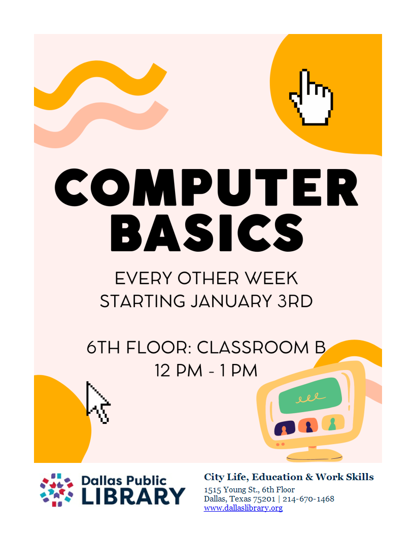 Computer Basics Flyer