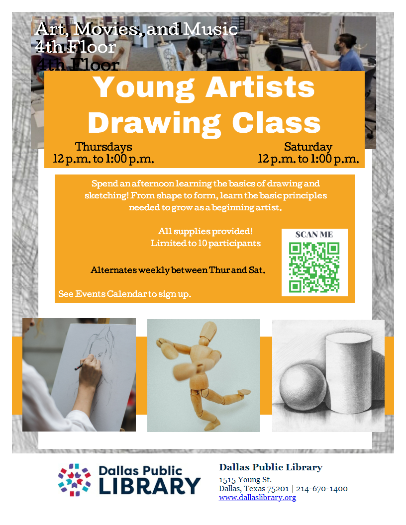 Young Artists Drawing Class 2023