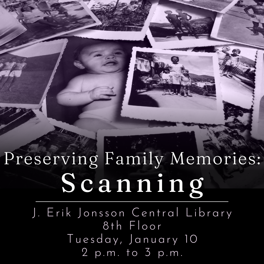 Preserving Family Memories: Scanning Cover Graphic