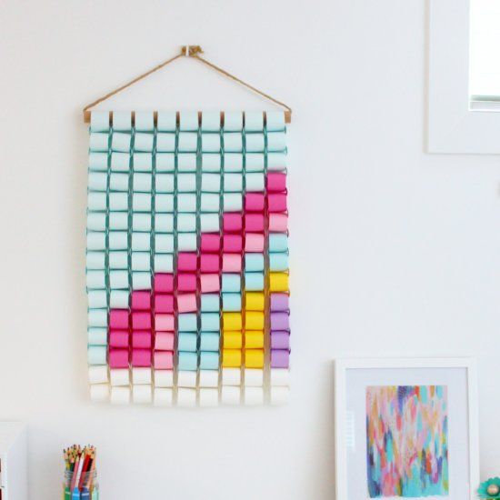 paper chain wall hanging