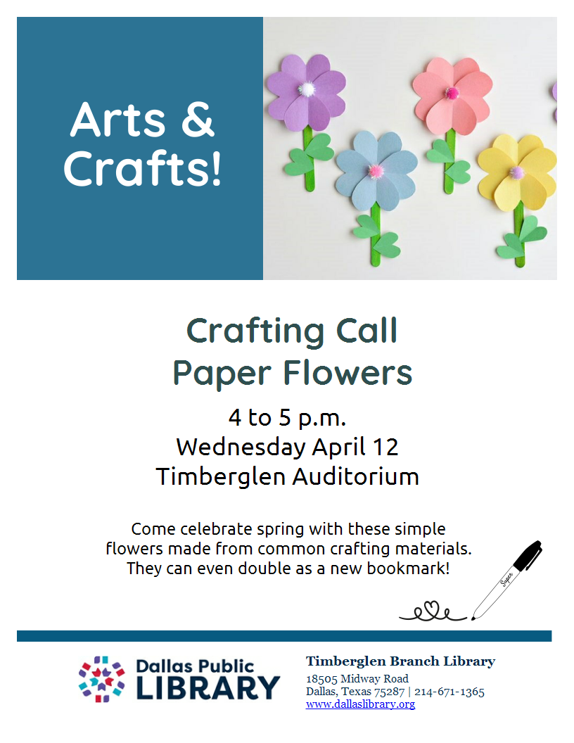 Image of crafting flyer