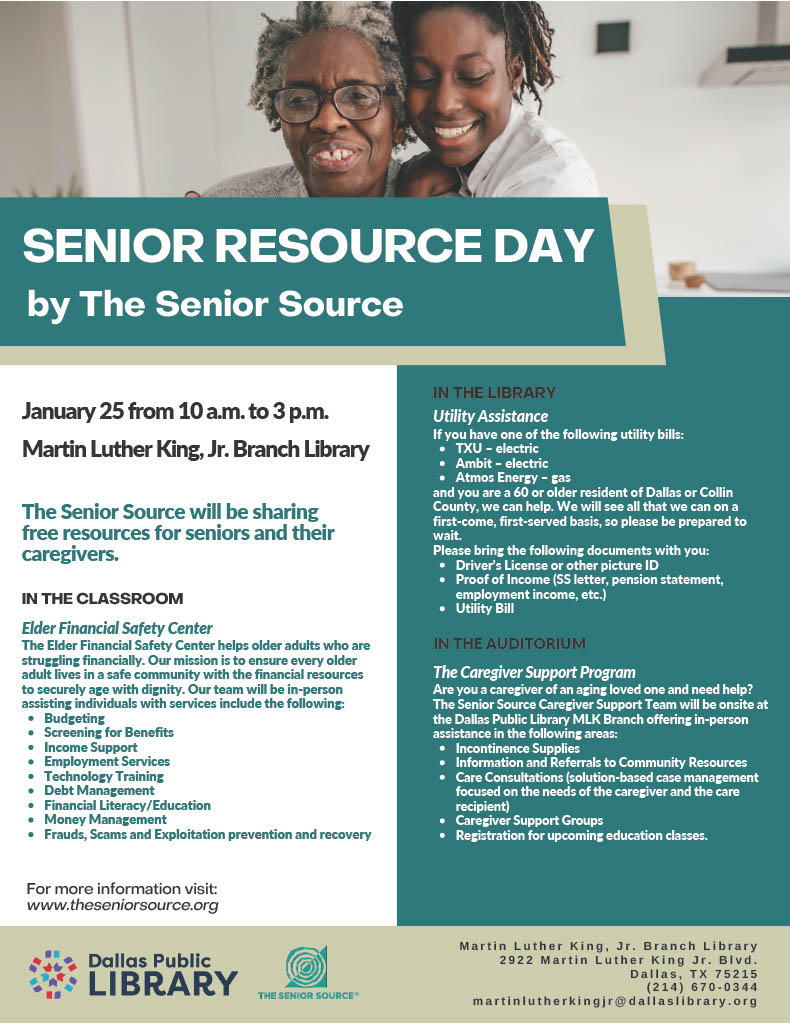 senior resource day flyer