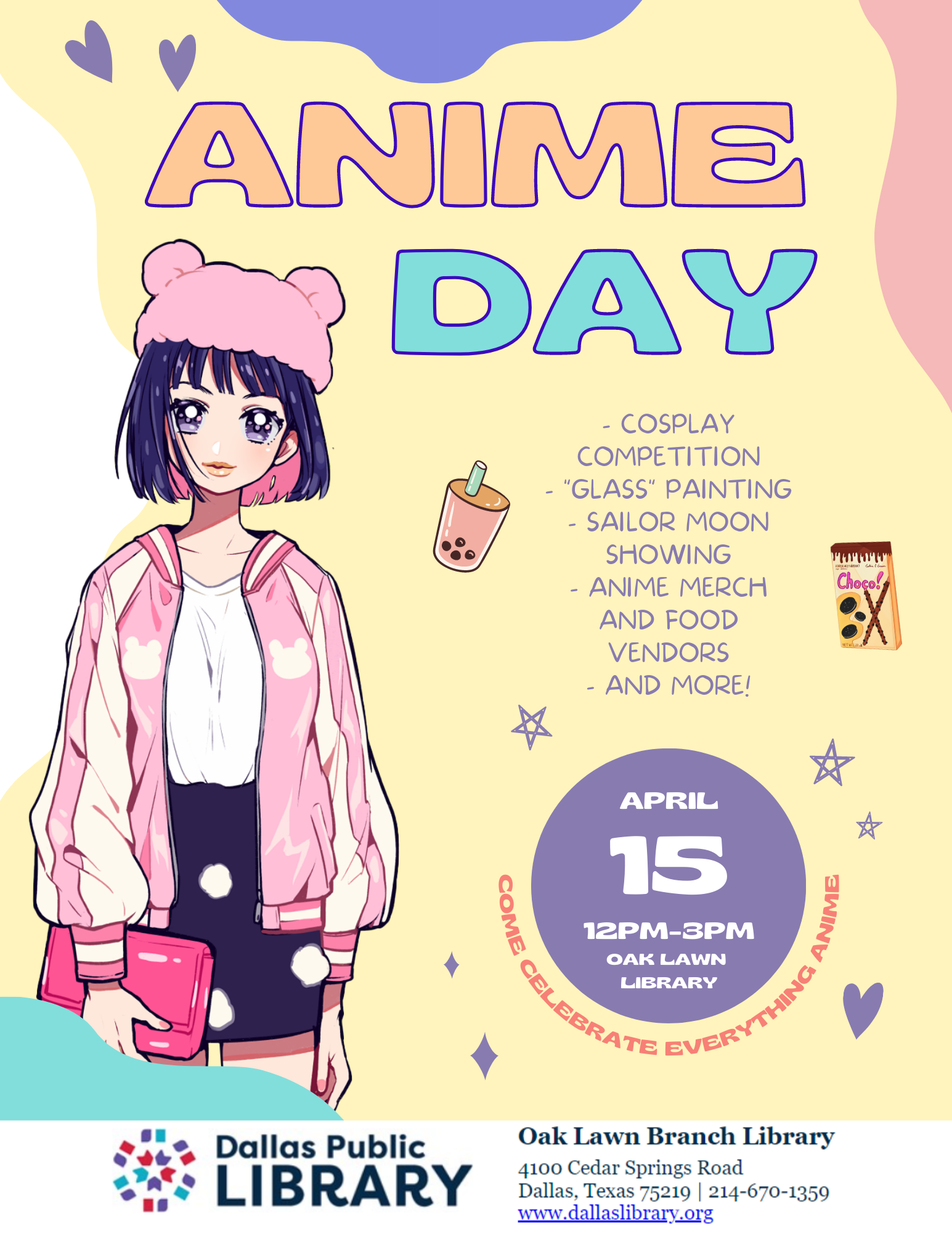 Anime Day Flyer