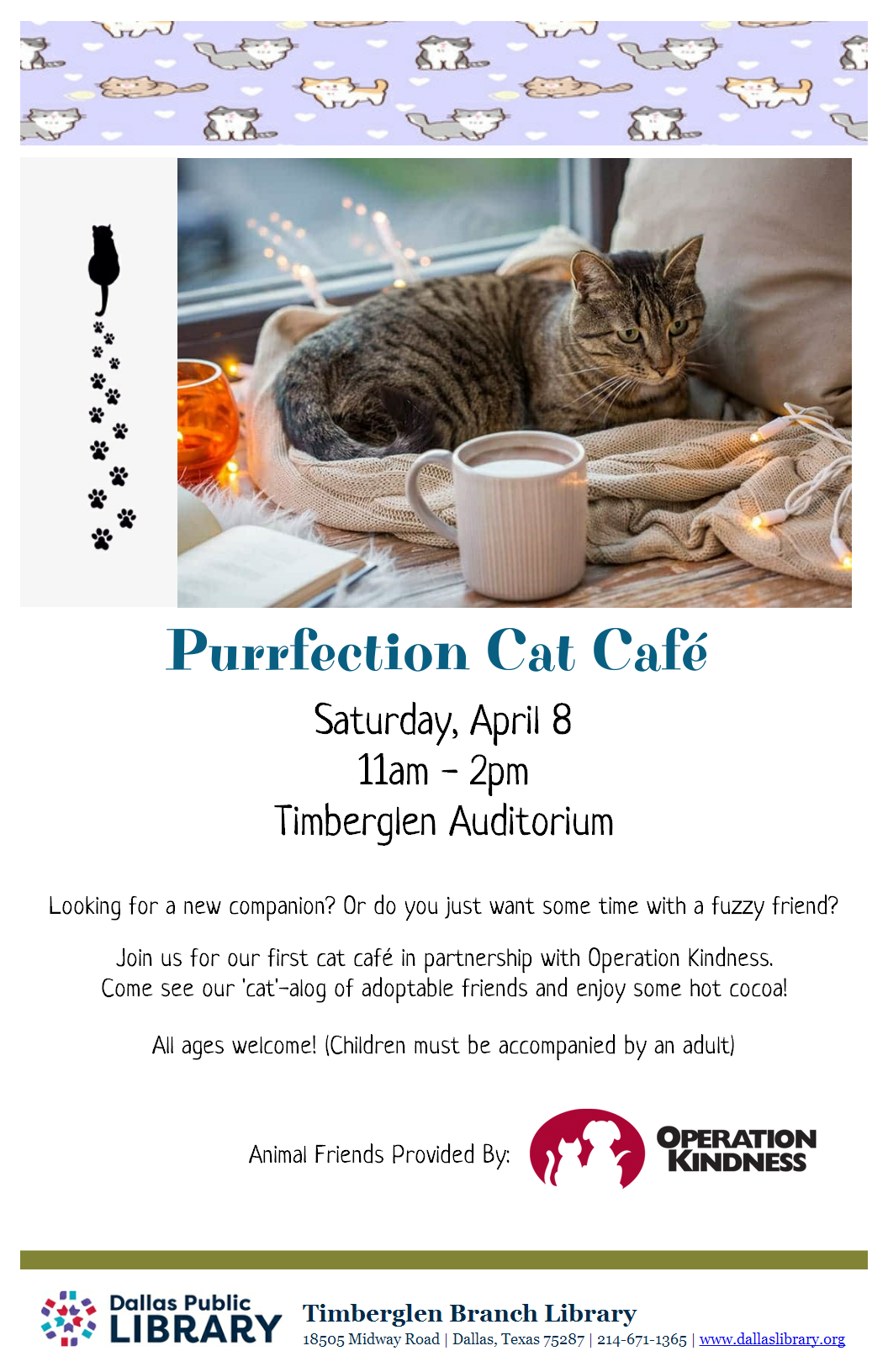 Image of Cat Cafe Flyer