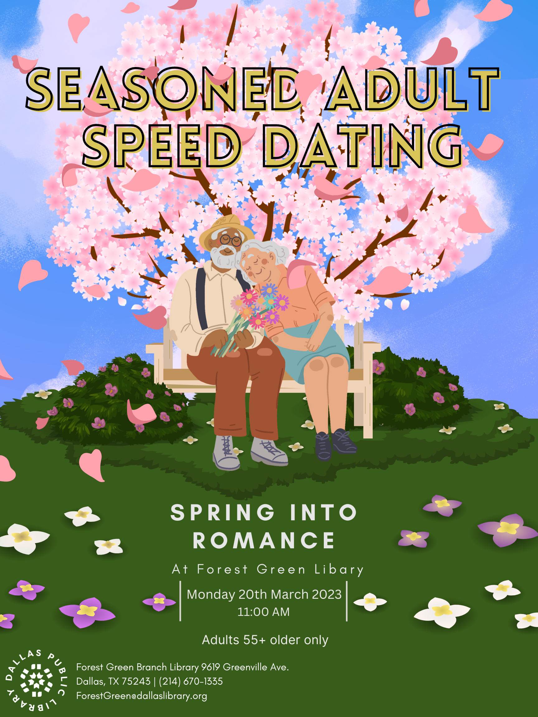 Seasoned Adult Speed Dating Flyer