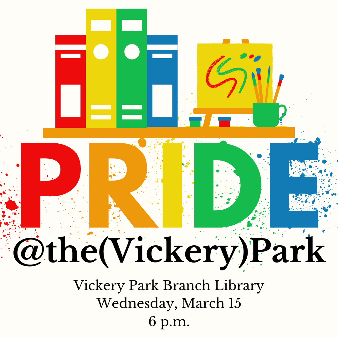 Pride @ the Vickery Park Cover Graphic