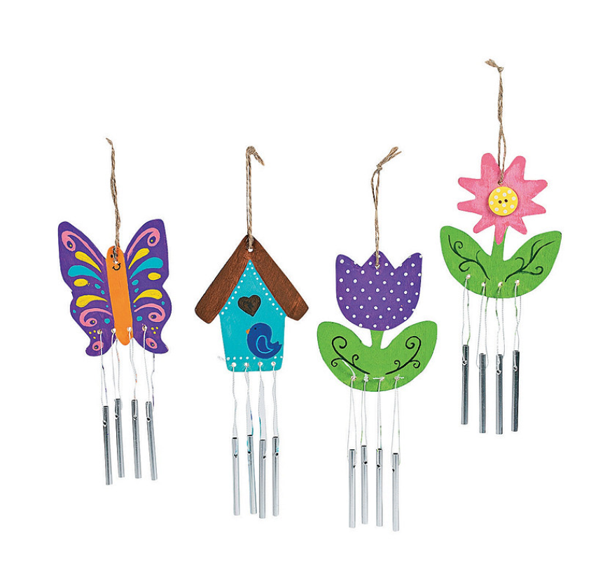 painted wind chimes