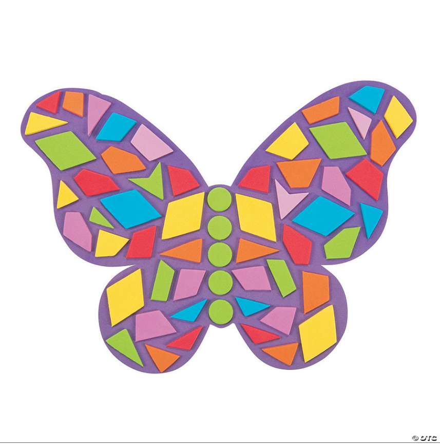 mosaic butterfly