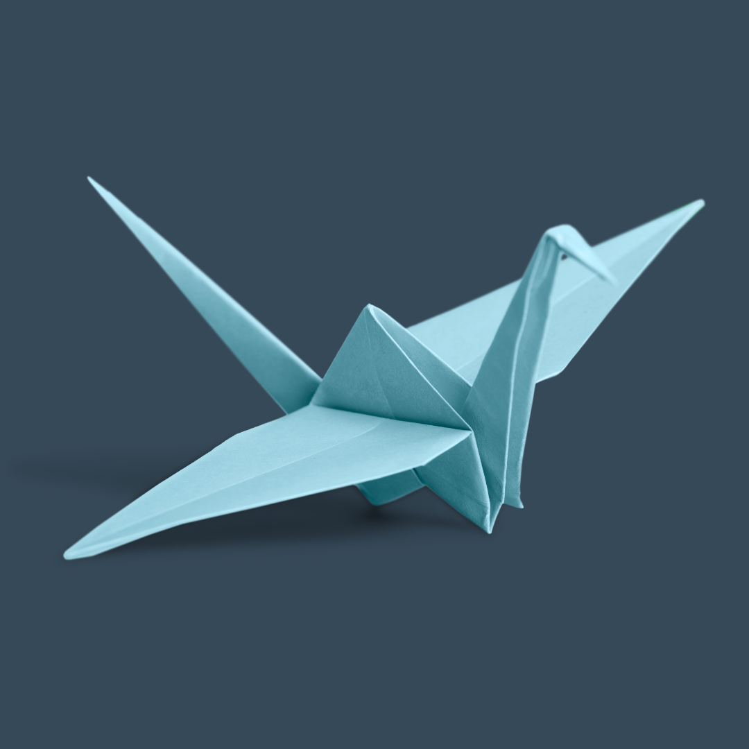An origami crane