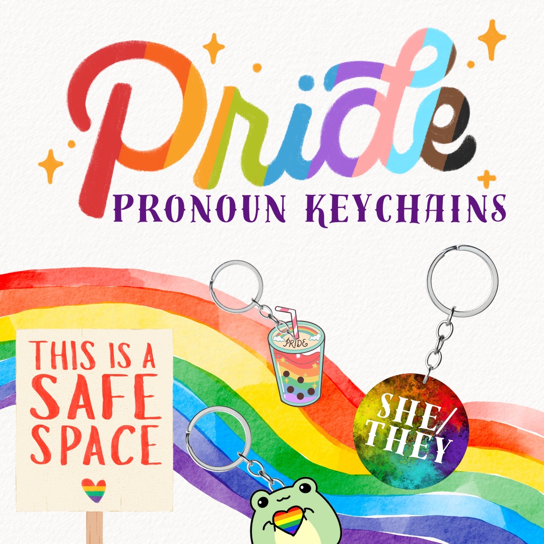 Pride Pronoun Keychains Event