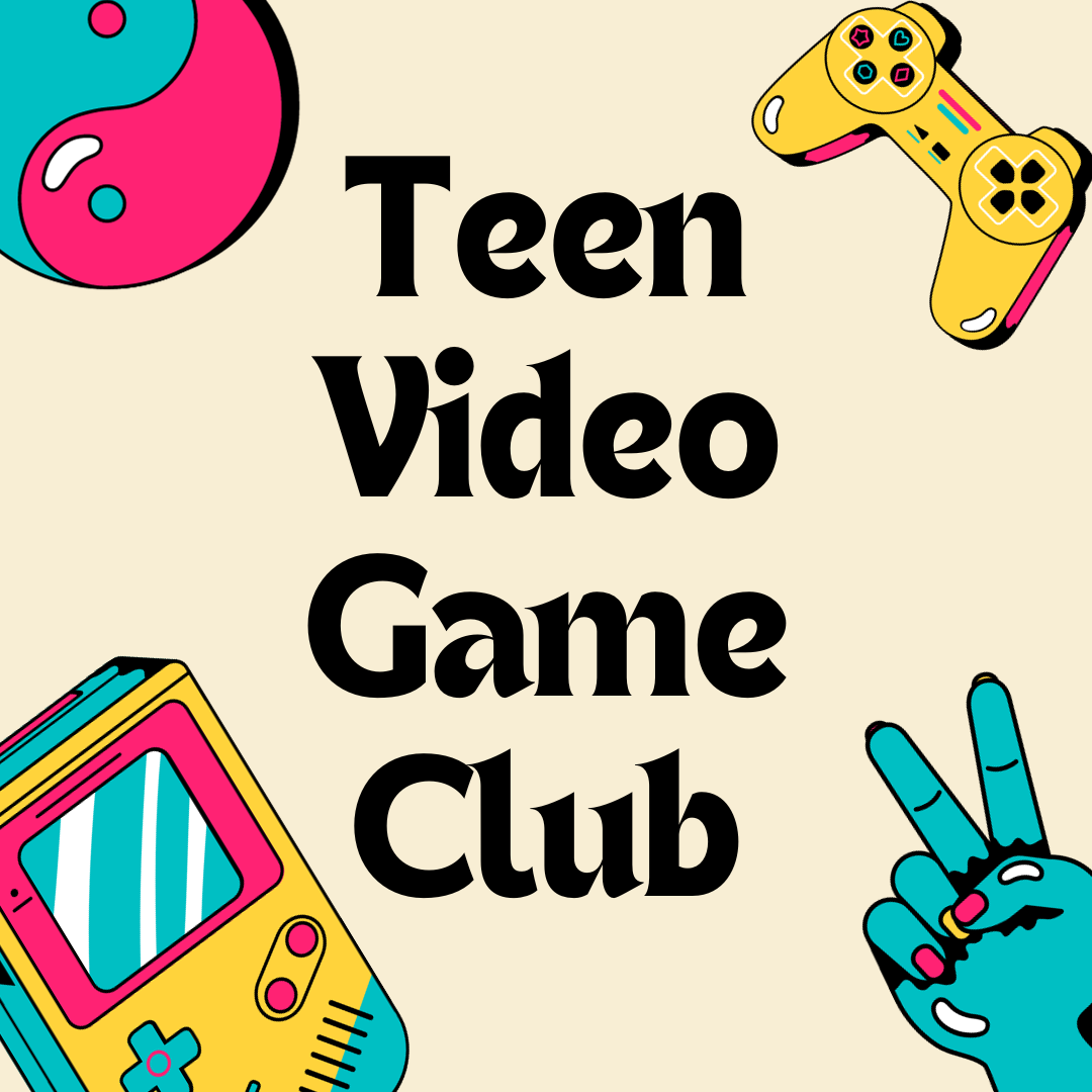 Teen Video Game Club Cover Graphic