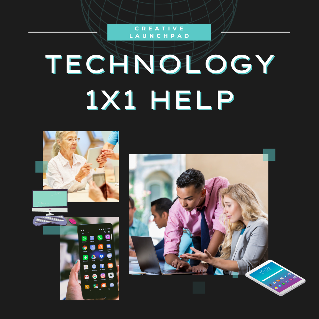 Technology 1x1 Help Cover Graphic