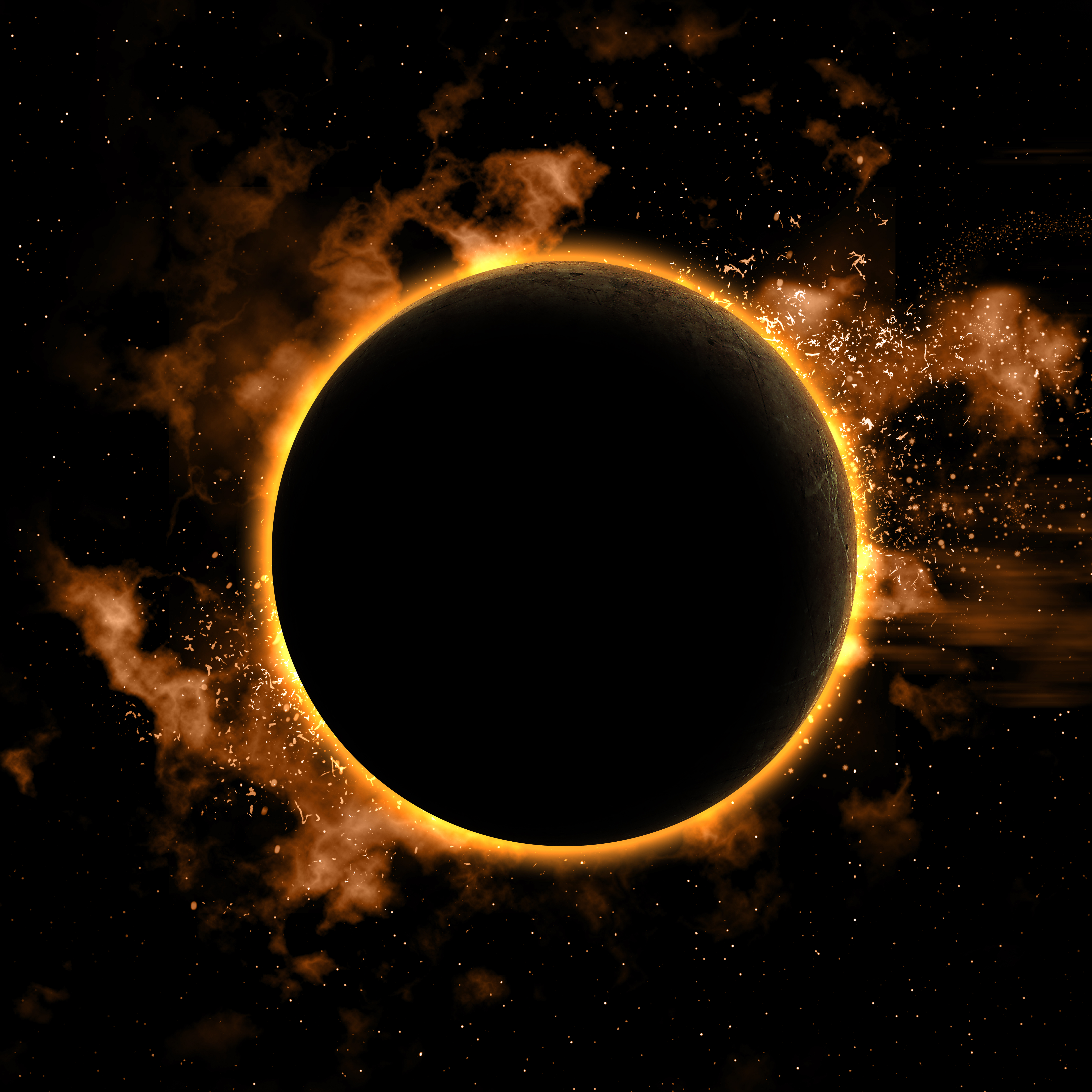 Eclipse with the Ring of Fire