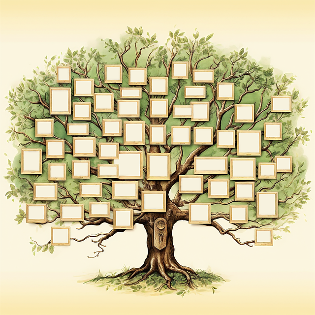 graphic of a family tree