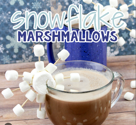 snowflake marshmallows