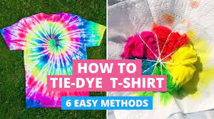 tie dye shirts and supplies