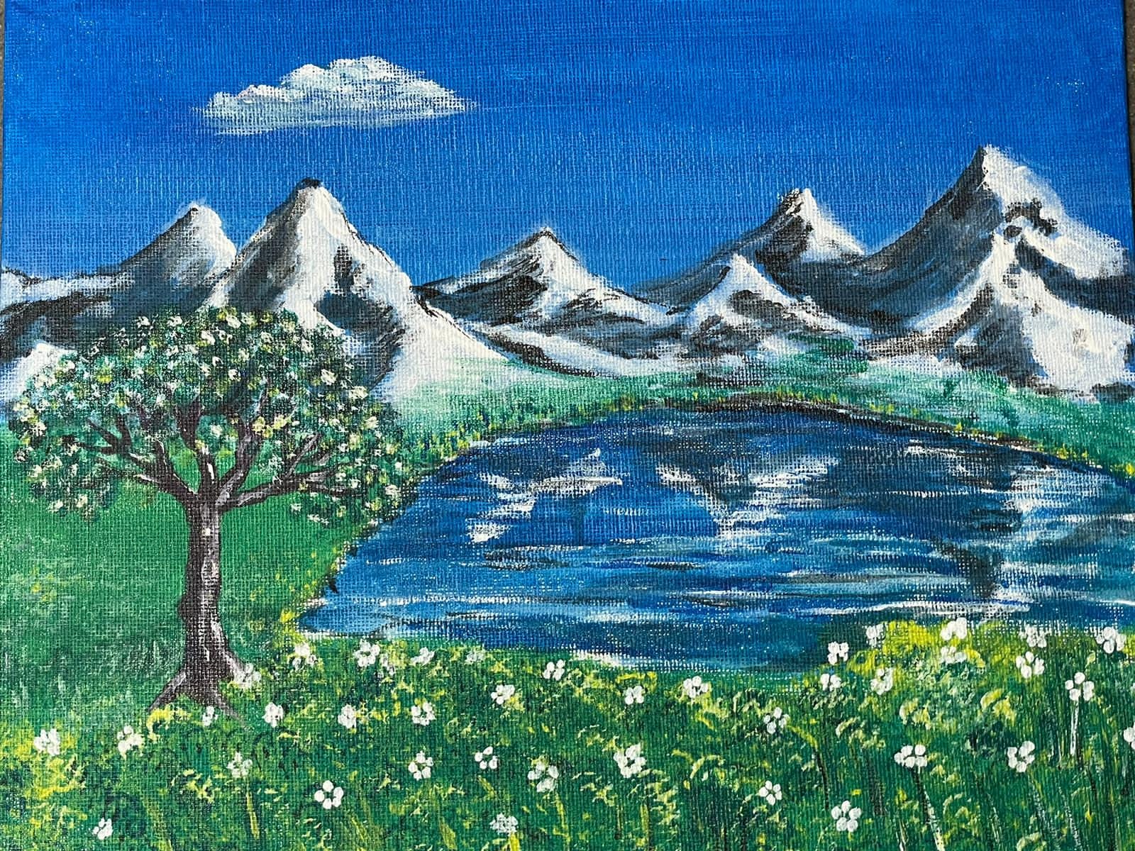 Spring Landscape Painting