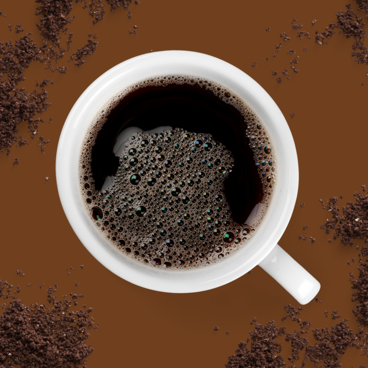 A warm coffee mug invites you to the program.
