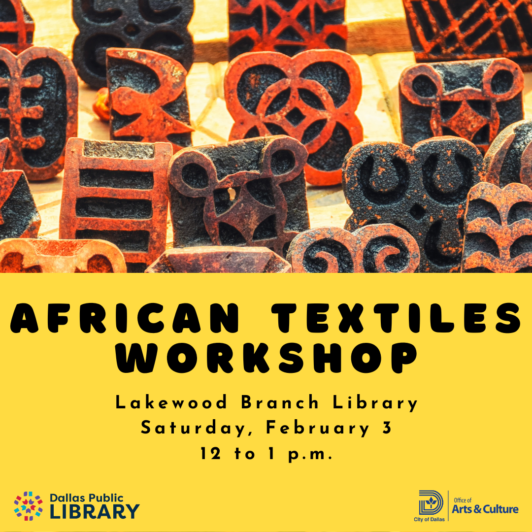 African Textiles Workshop Cover Graphic