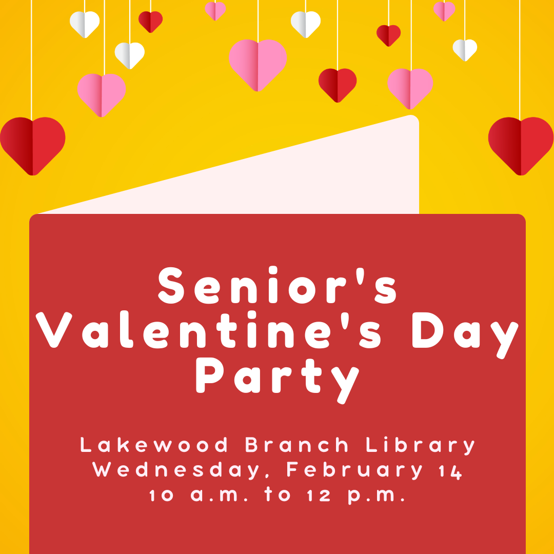 Senior's Valentine's Day Party Cover Graphic