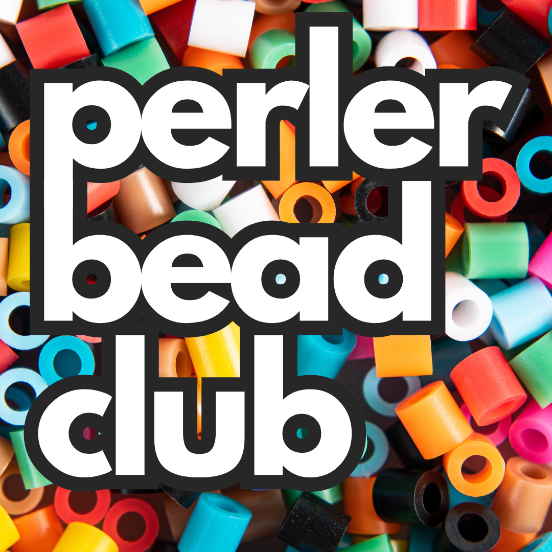 Perler Bead Club cover graphic