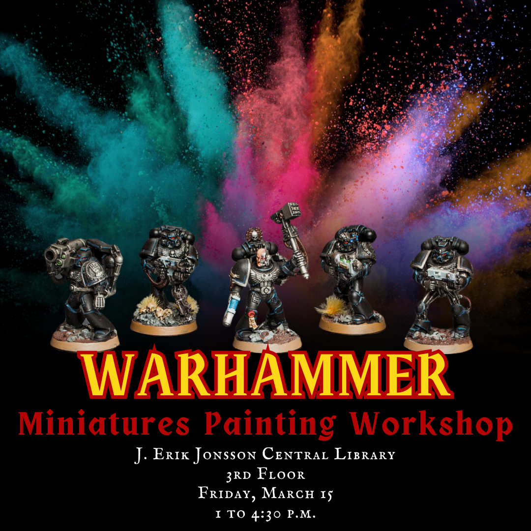 Warhammer Miniature Painting Cover Graphic