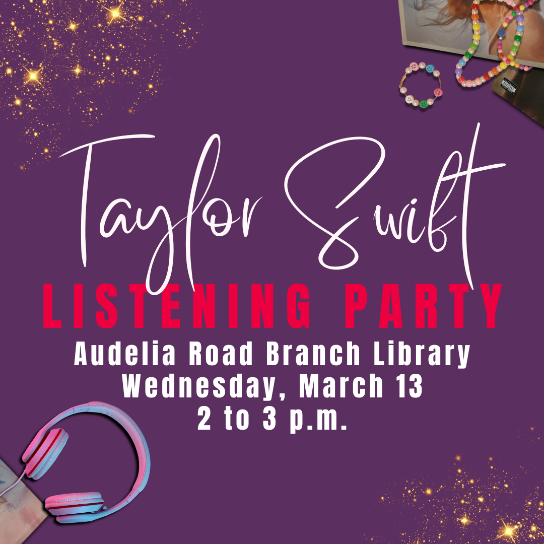 Taylor Swift Listening Party Cover Graphic
