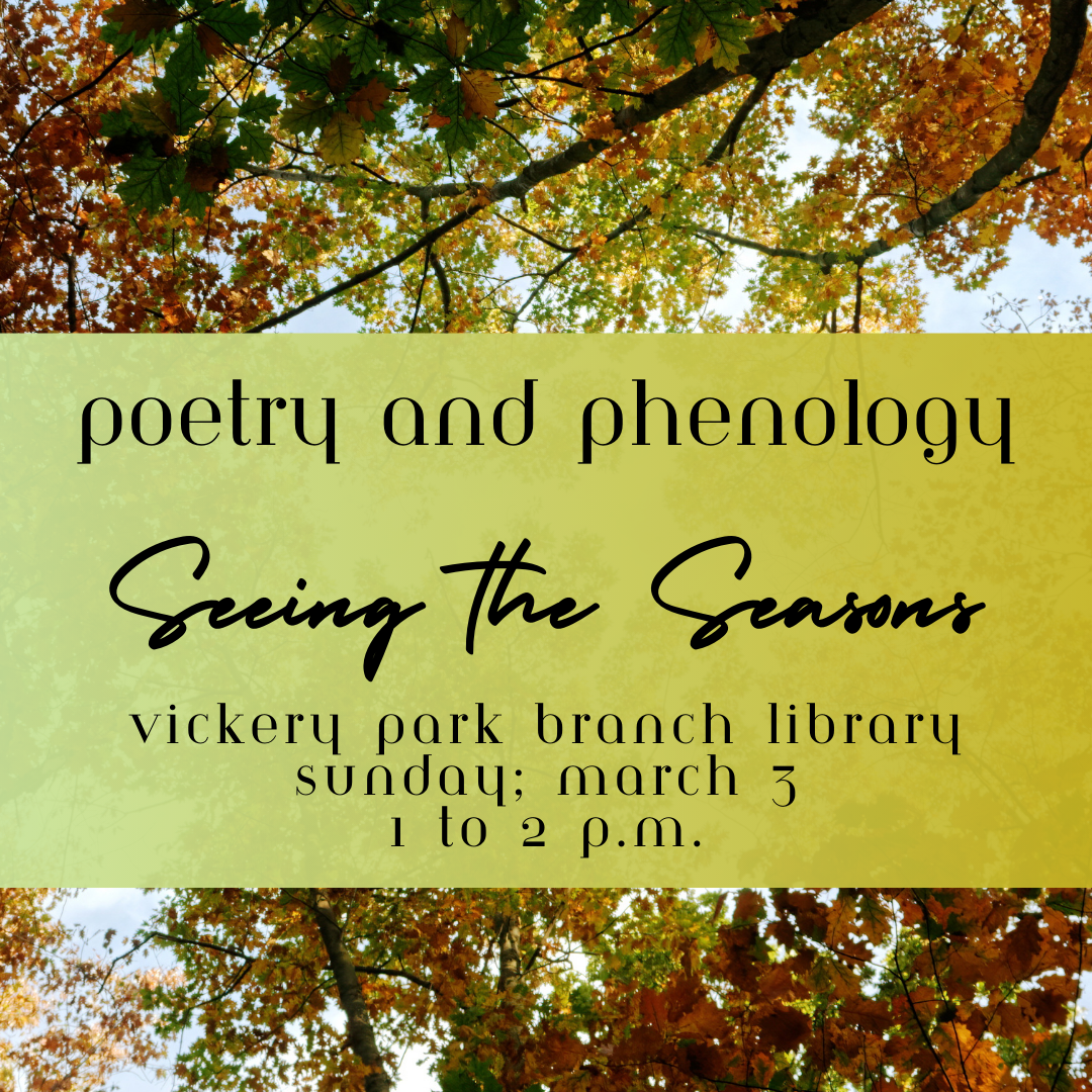 Poetry and Phenology Cover Graphic