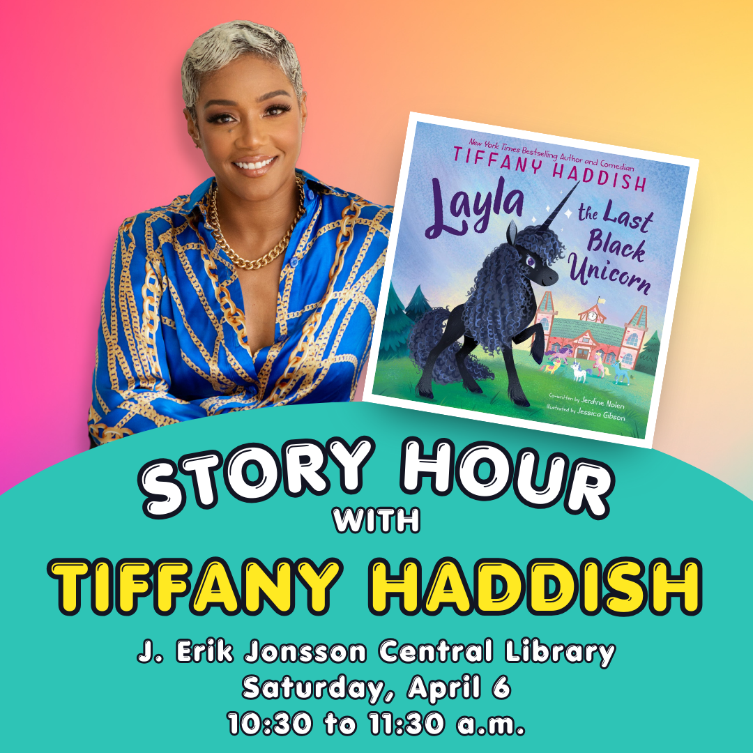 Story Hour with Tiffany Haddish Cover Graphic