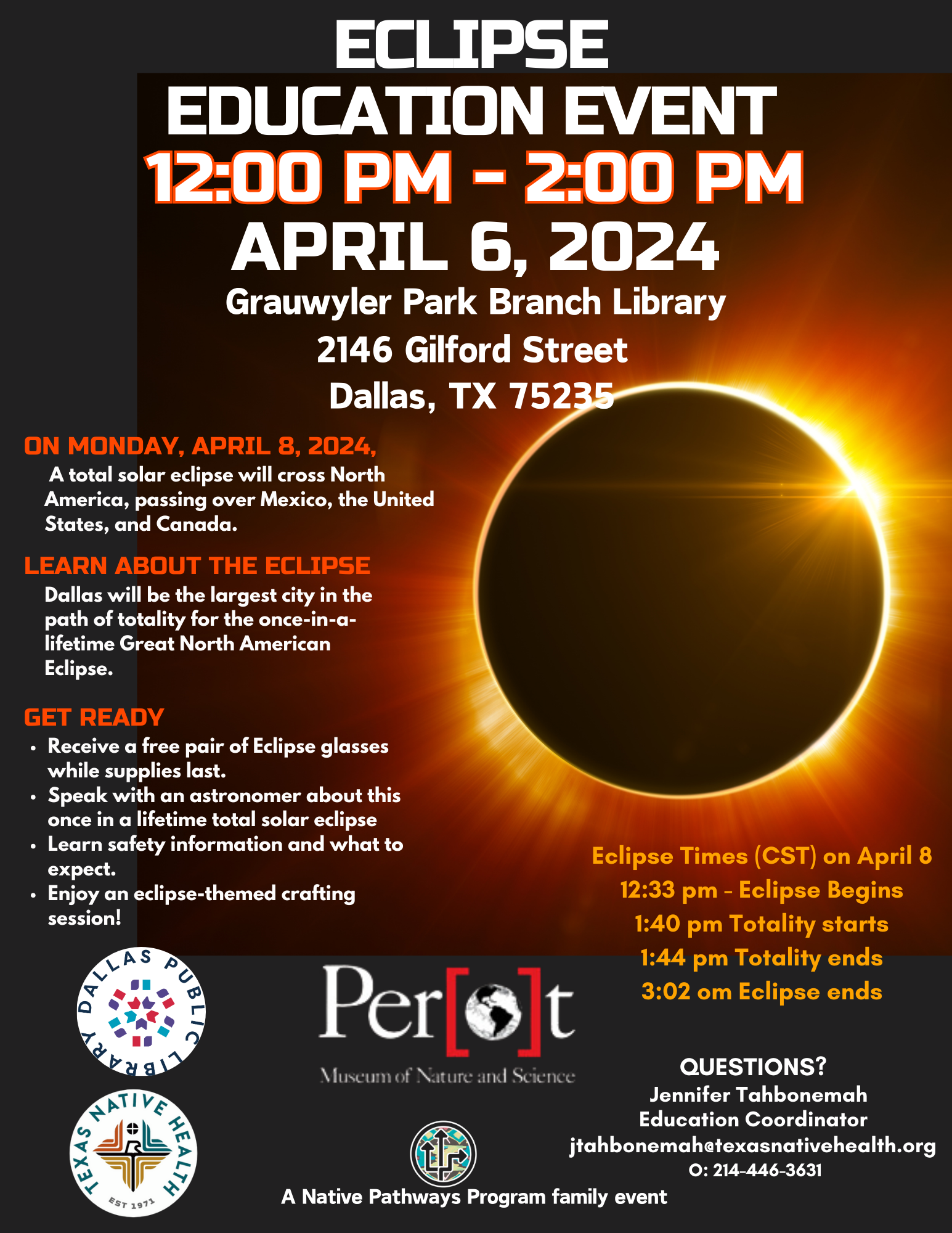 flyer for eclipse event