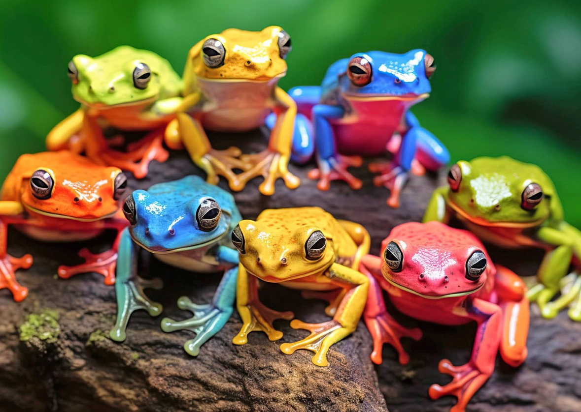 Rainbow Frogs