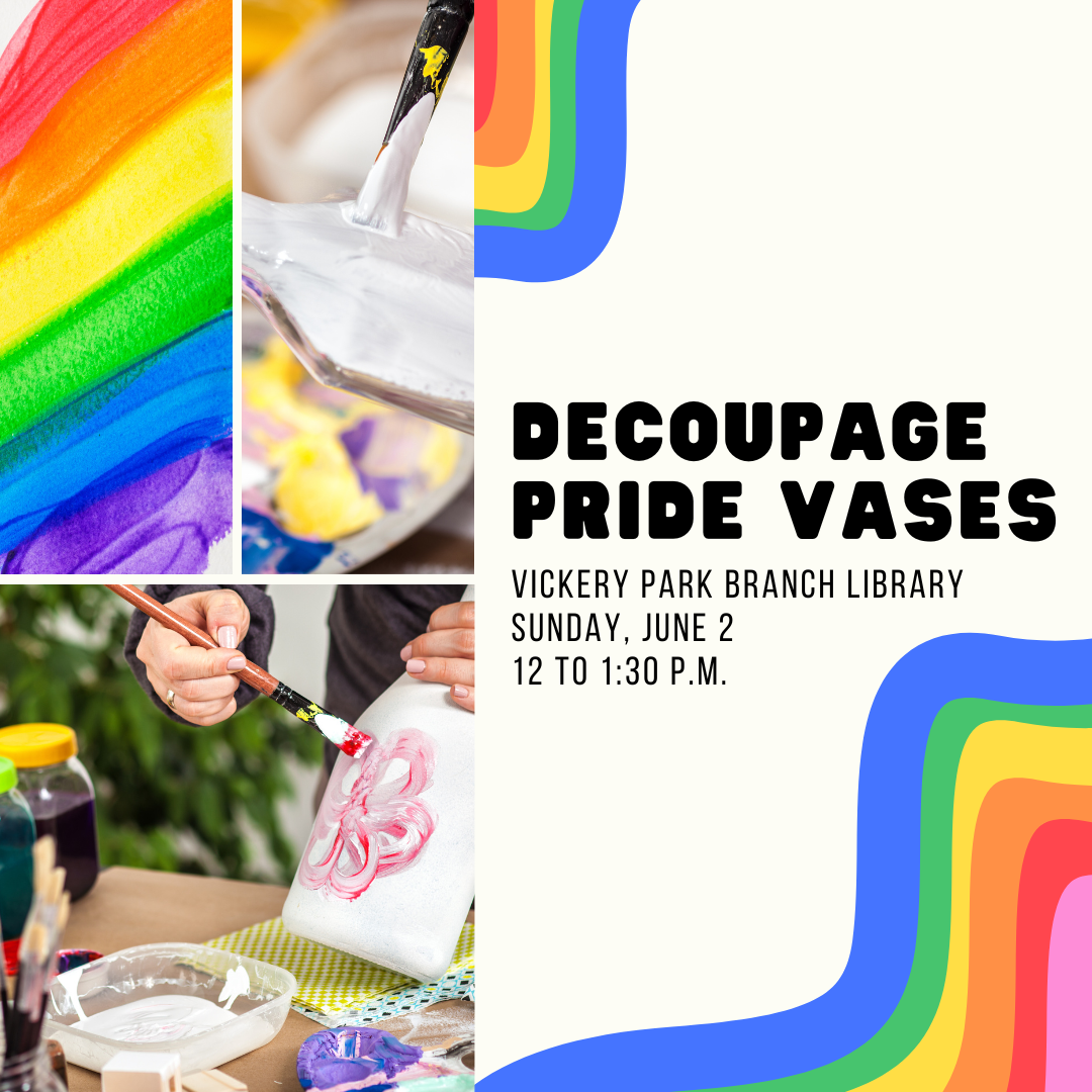 Decoupage Pride Vases Cover Graphic