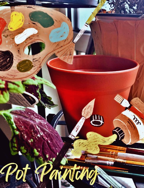 Painting a pot