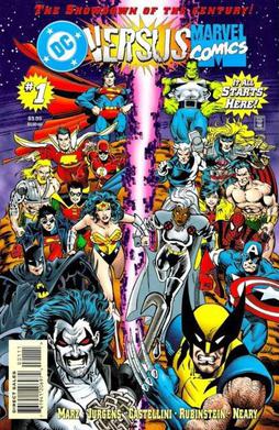 Cover of the comic book "DC vs. Marvel"