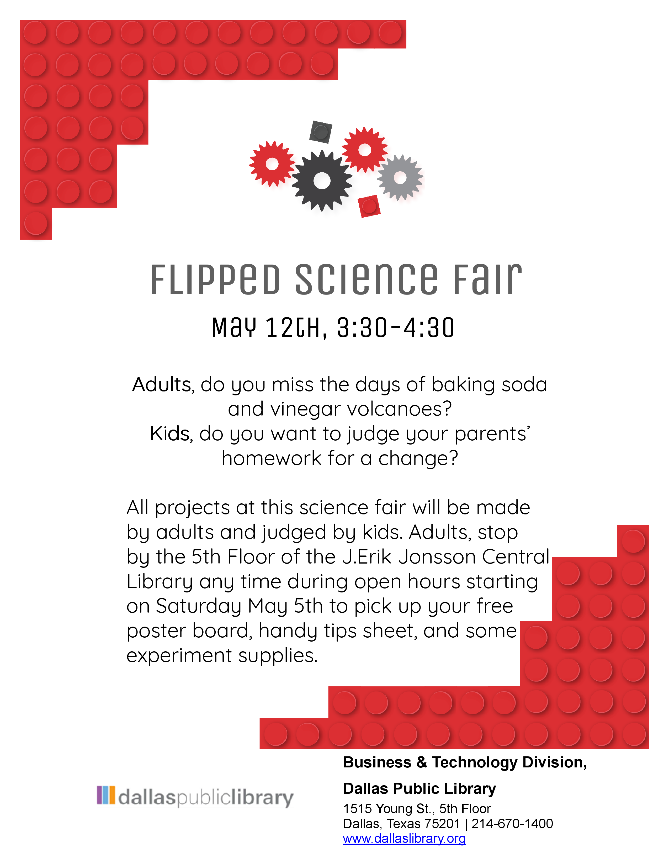 Flipped Science Fair flyer