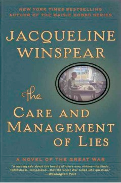 Cover of the book "The Care and Management of Lies"