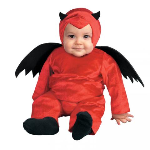 Infant in a Devil Costume - found in Amazon website
