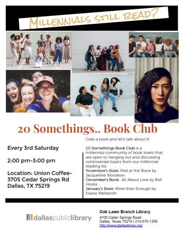 book club flyer