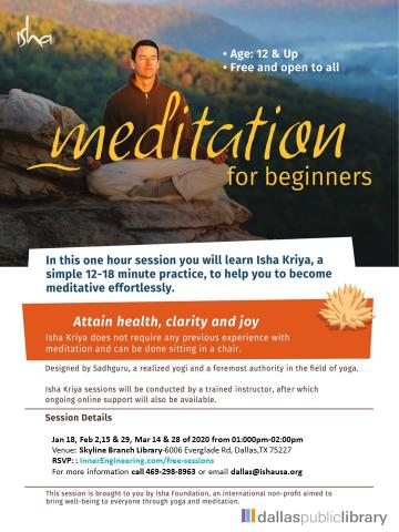 Free Meditation Classes