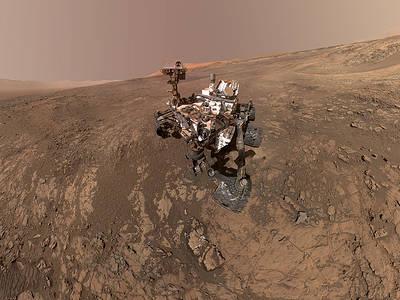 Curiosity Rover on Mars, NASA