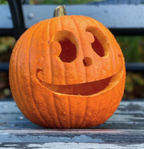 Smiling Jack O' Lantern from Unsplash by Edgar Moran