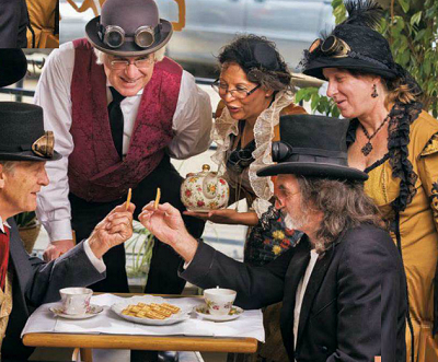 Bridgerton Steampunk Tea Dueling 