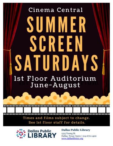 Summer Screen Saturdays