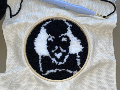 Shakespeare punch needle craft