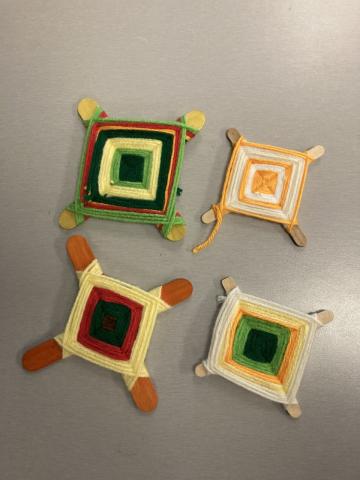 God's eye / ojo de dios examples