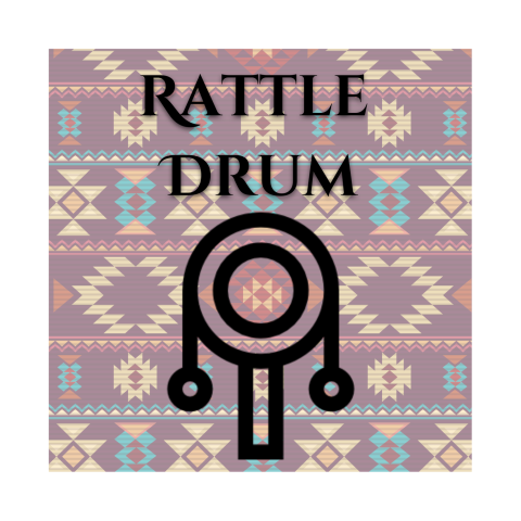 native american rattle drum