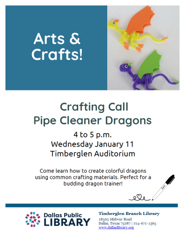 Flyer of craft event